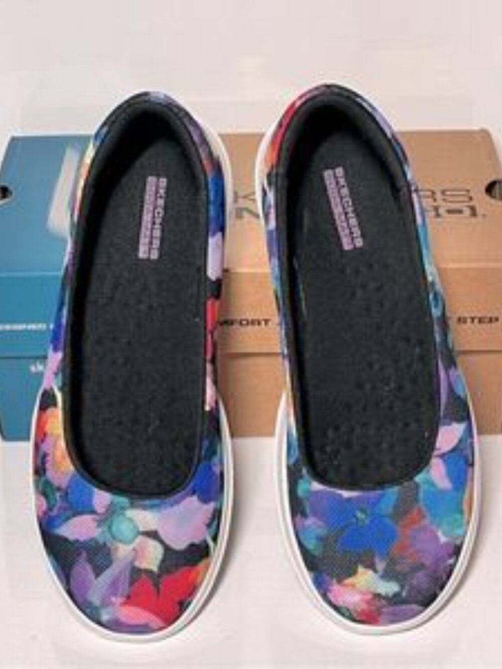 Skechers GOwalk Lite Blossom Washable Knit Skimmers - Picture 5 of 7